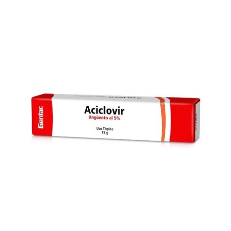 aciclovir unguento topico 15 gr gf aciclovir