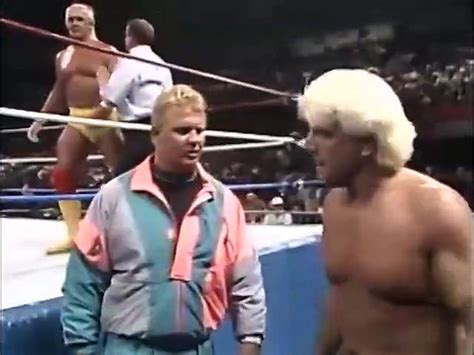 Hulk Hogan Vs Ric Flair Rare Wwf Match From Video Dailymotion