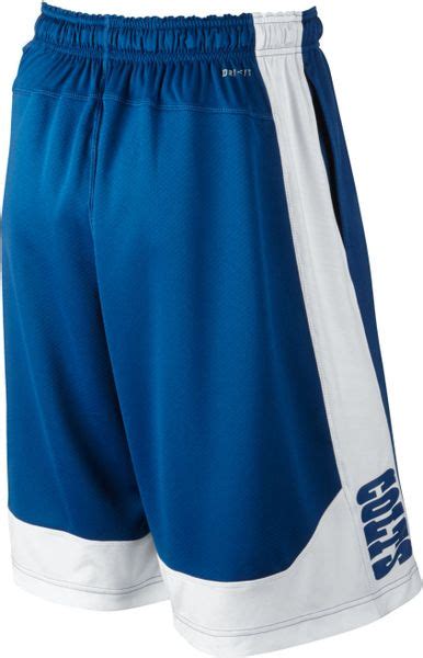 Nike Mens Indianapolis Colts Fly Xl Drifit Shorts In Blue For Men Lyst