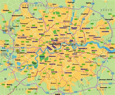 City Map Of London Free Printable Maps