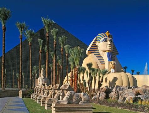 THE LUXOR Start with ancient history at the southern end of the Strip