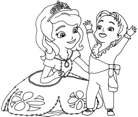 Robin from sofia the first. Sofia The First Disney Princess Coloring Pages at ...