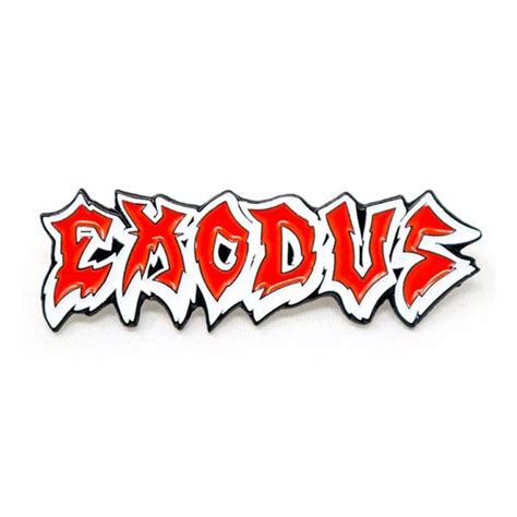 Exodus Logo Metal Pin Badge