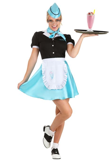 Waitress Uniform In Blue Eastern Costume Atelier Yuwaciaojp