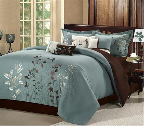 Chic Home Bliss Garden 8 Pc Embroidered Comforter Set Sage