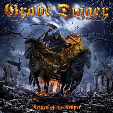 Grave Digger Capa De Return Of The Reaper Novo álbum Do Grupo