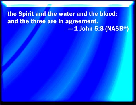 1 John 58 And There Are Three That Bear Witness In Earth The Spirit