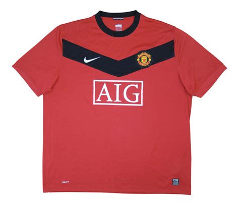 Manchester United 2009 10 Home Shirt Excellent Xxl Classic Football Kit