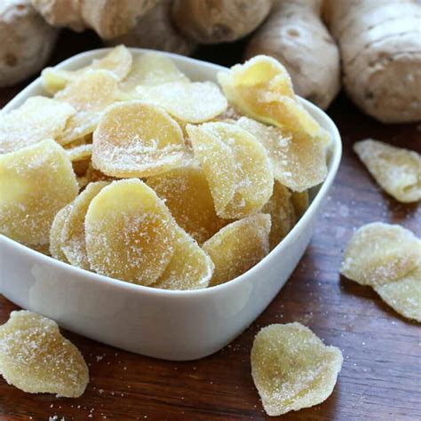 How To Make Crystallized Candied Ginger The Daring Gourmet