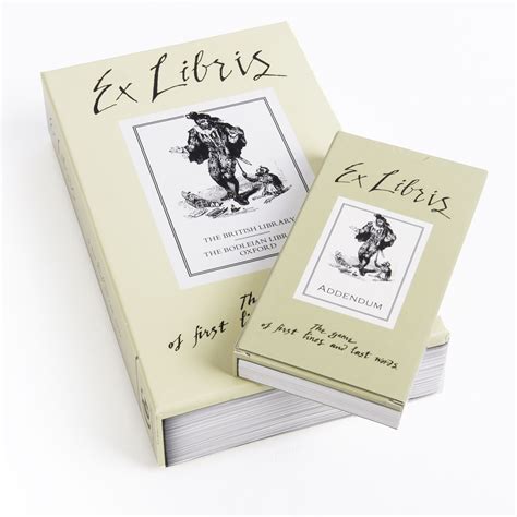 Buy Ex Libris Ex Libris Addendum Oxford Games Ex Libris Bookish