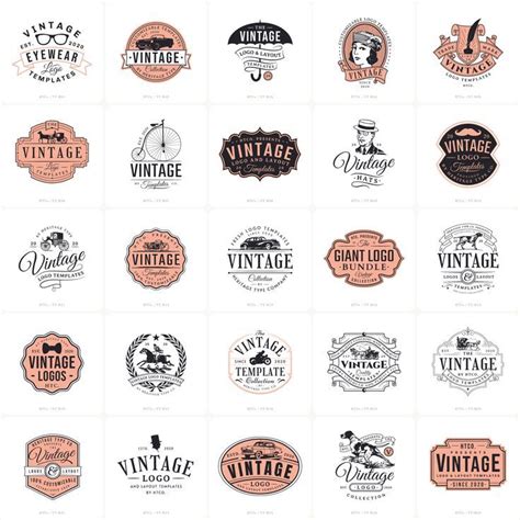 Our Ultimate Vintage Logo Bundle Includes A Gigantic Collection Of 200