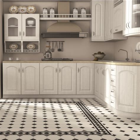 Regent Black And White Floor Tiles Patterned Floor Tiles Direct