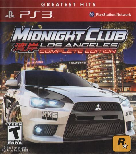 Midnight Club Los Angeles Complete Edition 2009 Playstation 3 Box