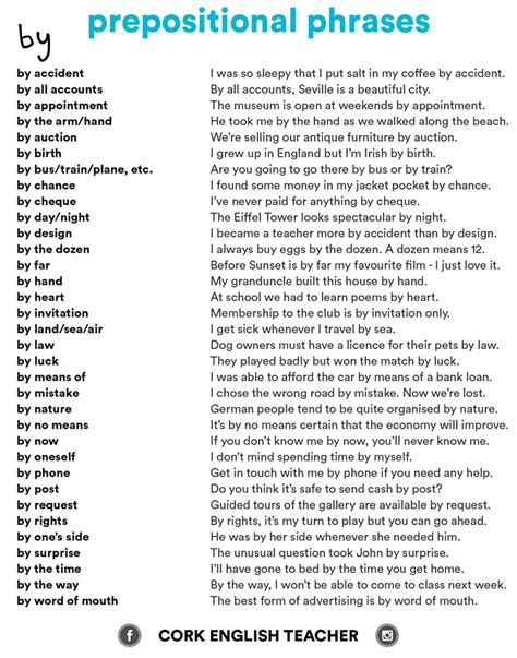 👉 100 Prepositional Phrase Sentences List And Prepositions Learn English