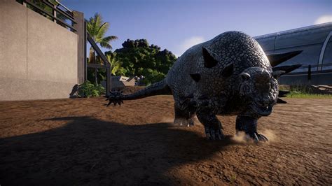 Ark Doedicurus Ark Ports Jurassic World Evolution 2 Modding Youtube