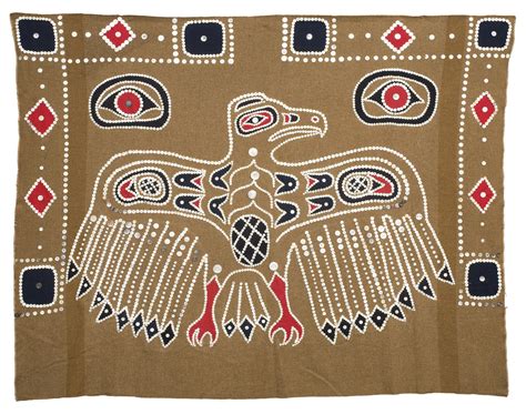 Northwest Coast Button Blanket American Indian Art Native Art West Art