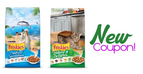 Friskies seafood sensations dry cat food formula is suitable for cats in all life stages. Printable Coupon: Save $1.00 on (1) Bag of Friskies Dry ...