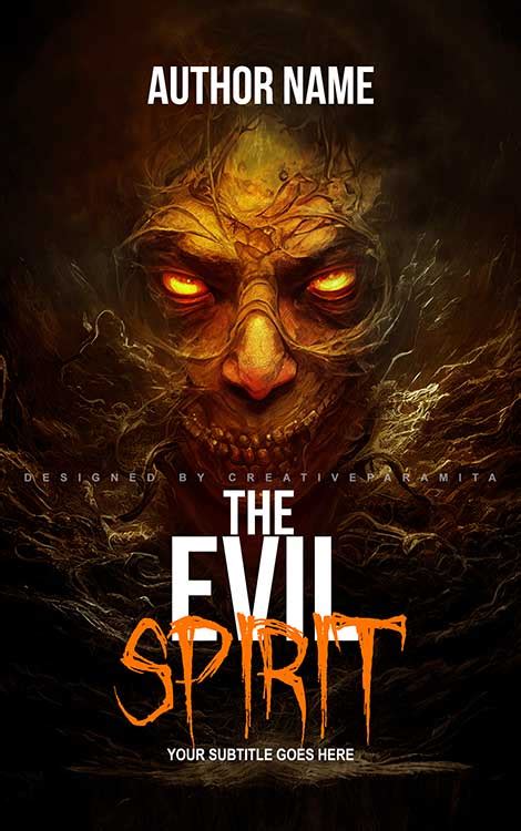 The Evil Spirit Premade Book Cover