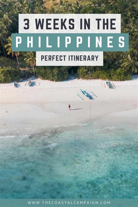 Perfect 3 Week Philippines Itinerary The Coastal Campaign