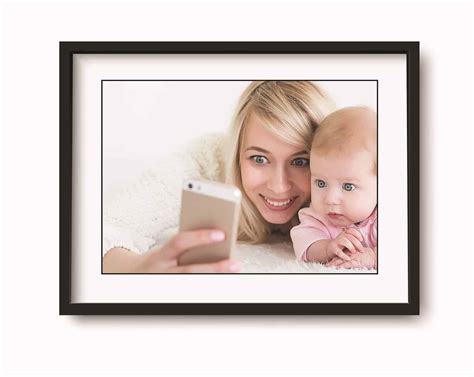 Black Gallery Style Framed Print Free Snaps