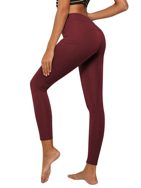 Stretchy Yoga Pants With Pockets