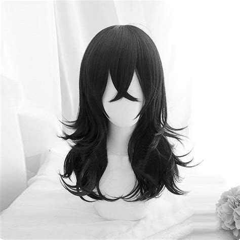 Bnha My Hero Academia Shota Aizawa Black Wavy Hair Cosplay Wig Mp005658 Black Hair Wigs