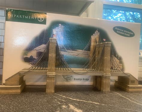 Department 56 Brooklyn Bridge Handcrafted Holiday Cityscape Decor Etsy