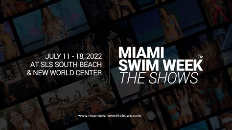 Jul 13 Miami Swim Week The Shows Charity Event And Kickoff Runway Show