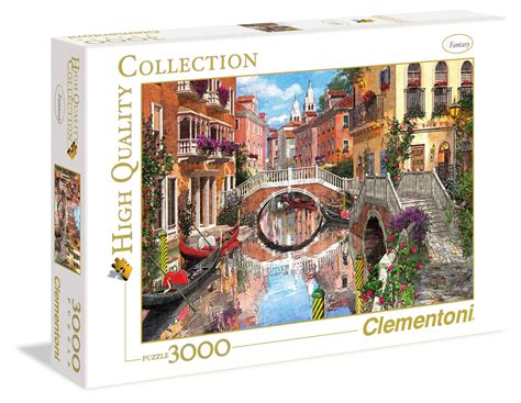 Jigsaw puzzle is the most popular and valuable personalized gift.it is ideal and unique as a gift for an anniversary, birthday, christmas, someone recovering n the hospital, or even for yourself. Venice - 3000 pcs - High Quality Collection - Clementoni
