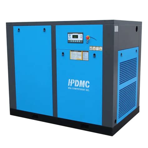 75hp Tankless Rotary Screw Air Compressor 460v 3 Phase Air Cooled Fixed