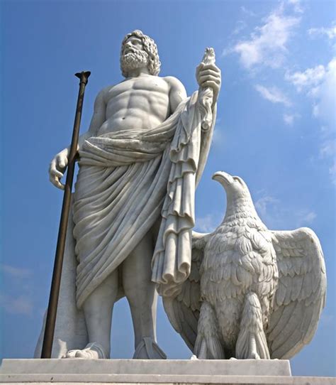 High Quality Life Size Greek Zeus Marble Statue Aongking Sculpture