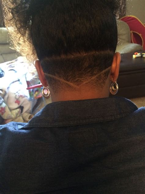 Undercut . Love . Simple . Natural hair . | Undercut hairstyles women