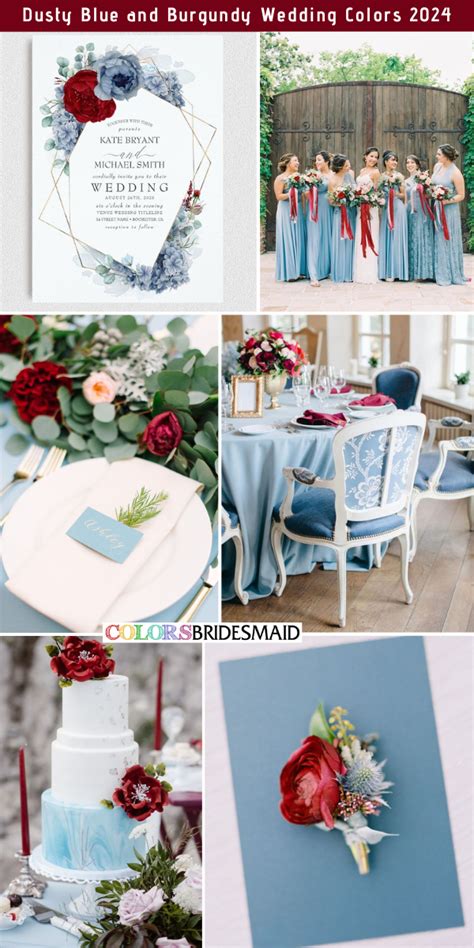 8 Lovely Dusty Blue Wedding Color Combos For 2024 Colorsbridesmaid