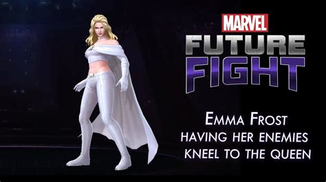 Future Fight Emma Frost Having Her Enemies Kneel To The Queen Youtube