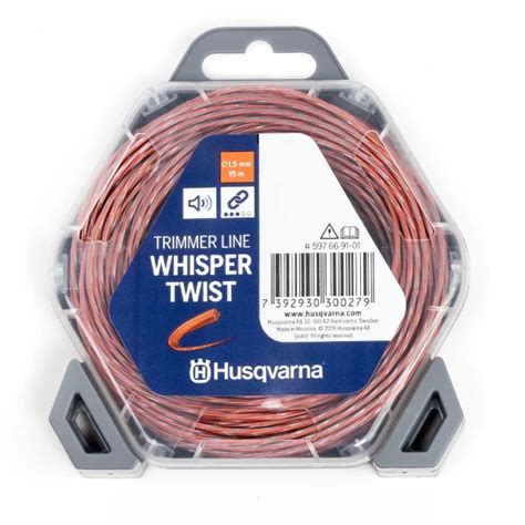 Husqvarna Whisper Twist Trimmer Line 1 5mm 15m Spool Robot Lawn