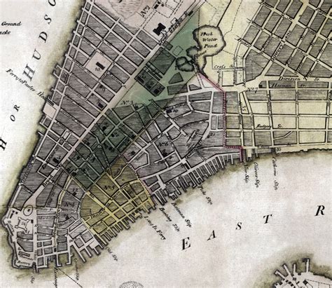 Historical Map Of New York In 1789