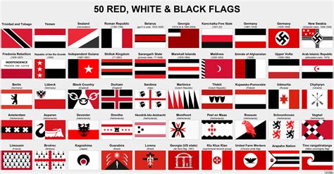 50 Red White And Black Flags Rvexillology
