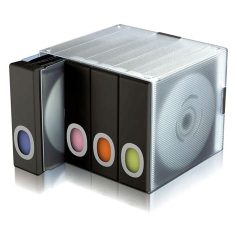 Atlantic Parade Stackable Cd Dvd Storage Organizer Cube 96 Cdsdvds