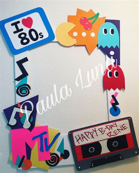80s Selfie Frame 80s Party Decorations 80s Theme Party 80s Birthday
