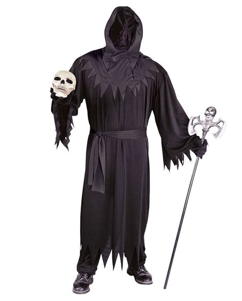Black Phantom Costume Xl Horror Costume Grim Reaper Costume Black