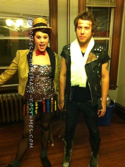 If you're a muscular guy (or want to pretend that you are) ready to do the time warp again? Coolest Rocky Horror Columbia and Eddie Couple Costume