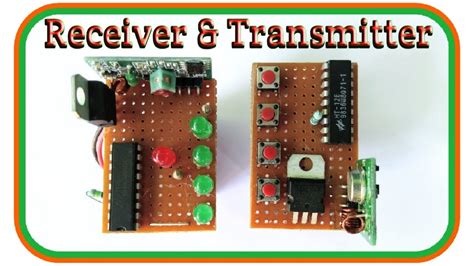 Wireless Transmitter And Receiver With Rf Module Youtube