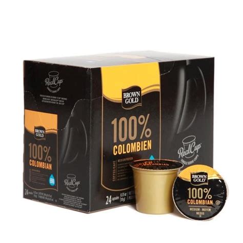 Shop Brown Gold 100 Percent Colombian Premium Coffee K Cups 96 Count Free Shipping Today