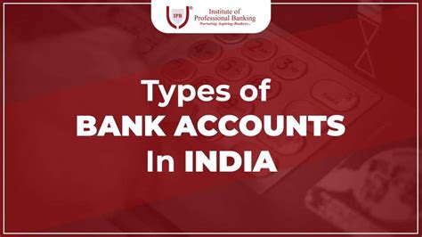 Types Of Bank Accounts In India