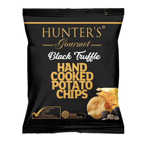 Hand Cooked Potato Chips Black Truffle Truffle Collection 40gm