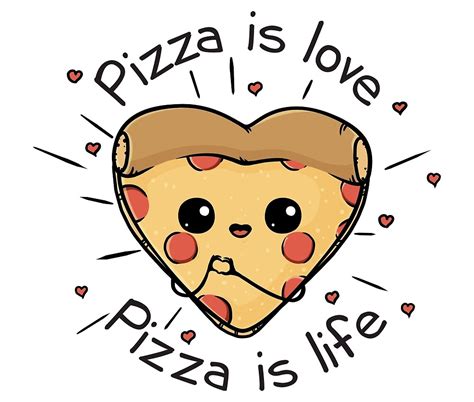 Pizza Is Love Pizza Is Life By Beka Designs Redbubble