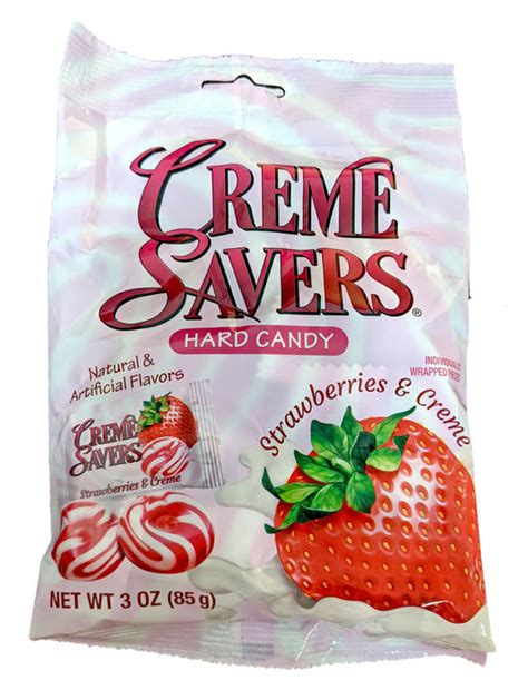 Creme Savers Strawberries And Creme 3oz Bag — Ba Sweetie Candy Store