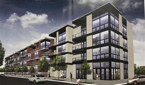 A Row Of 4 Story Condo Buildings Approved On Narrow West Town Block