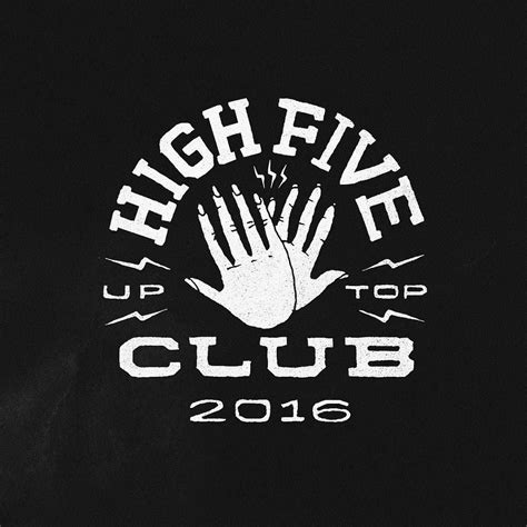 Join The Club Cause Who Doesnt Like To High Five Nh5d Lettering