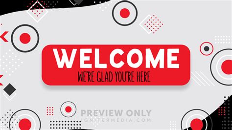 Youtuber Welcome Title Graphics Church Visuals